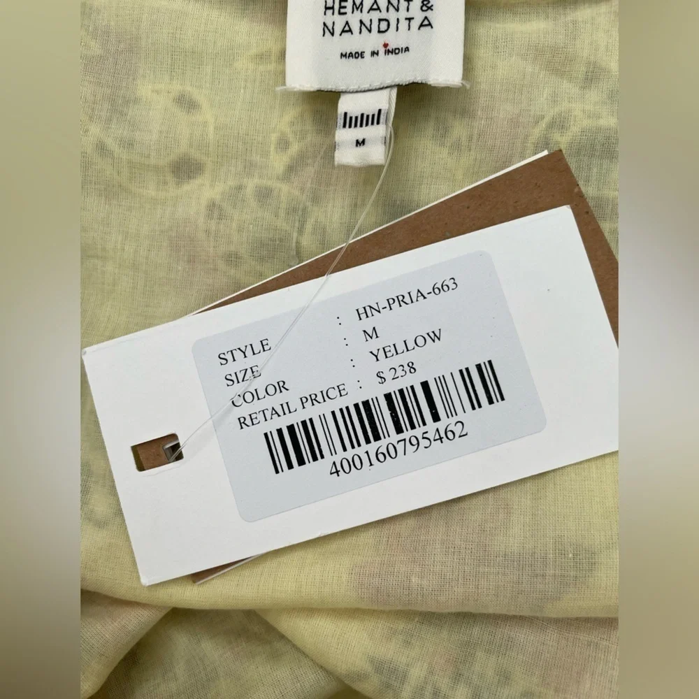 Hemant and Nandita pria floral crop top NWT - Picture 6 of 7